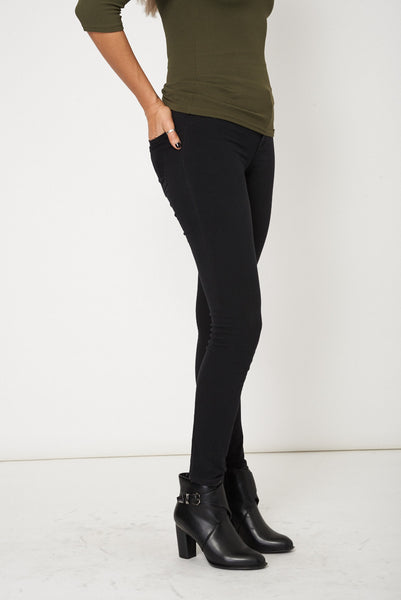 Casual Stretchy Black Jegging Ex-Branded