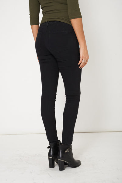 Casual Stretchy Black Jegging Ex-Branded