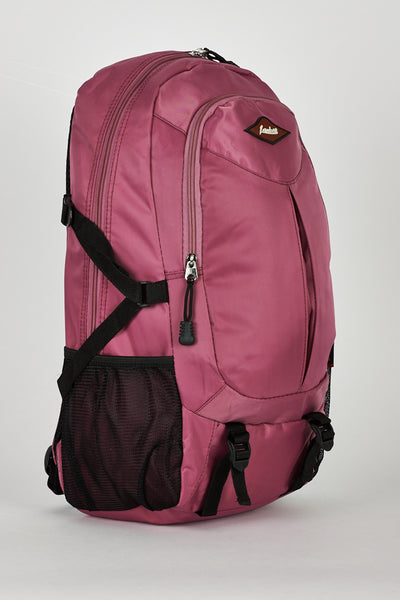 Backpack With Two Zipped Compartments