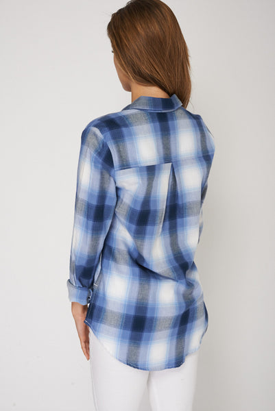 Pocket Front Tartan Shirt