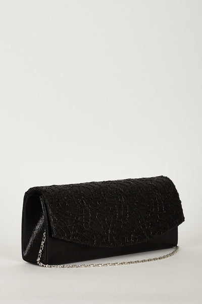 Sequin And Thread Design Clutch Bag For Ladies