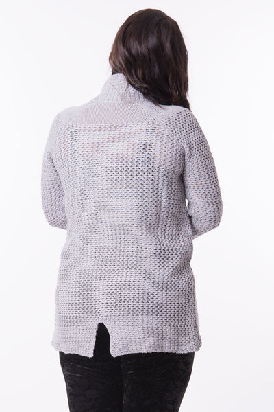 Dipped Hem Knitted Jumper