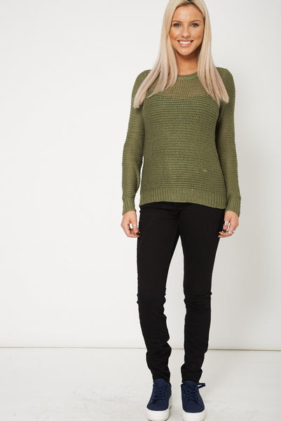 Loose Knit Round Neck Jumper