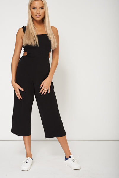 Lovely Black Jumpsuit With Cut Out Sides Ex-Branded Plus Sizes Available