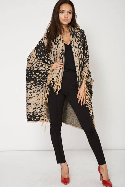 New Season Fashion Knitted Poncho