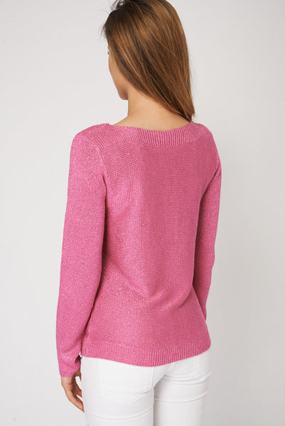 Sparkly Light Weight  Knitted Sweater